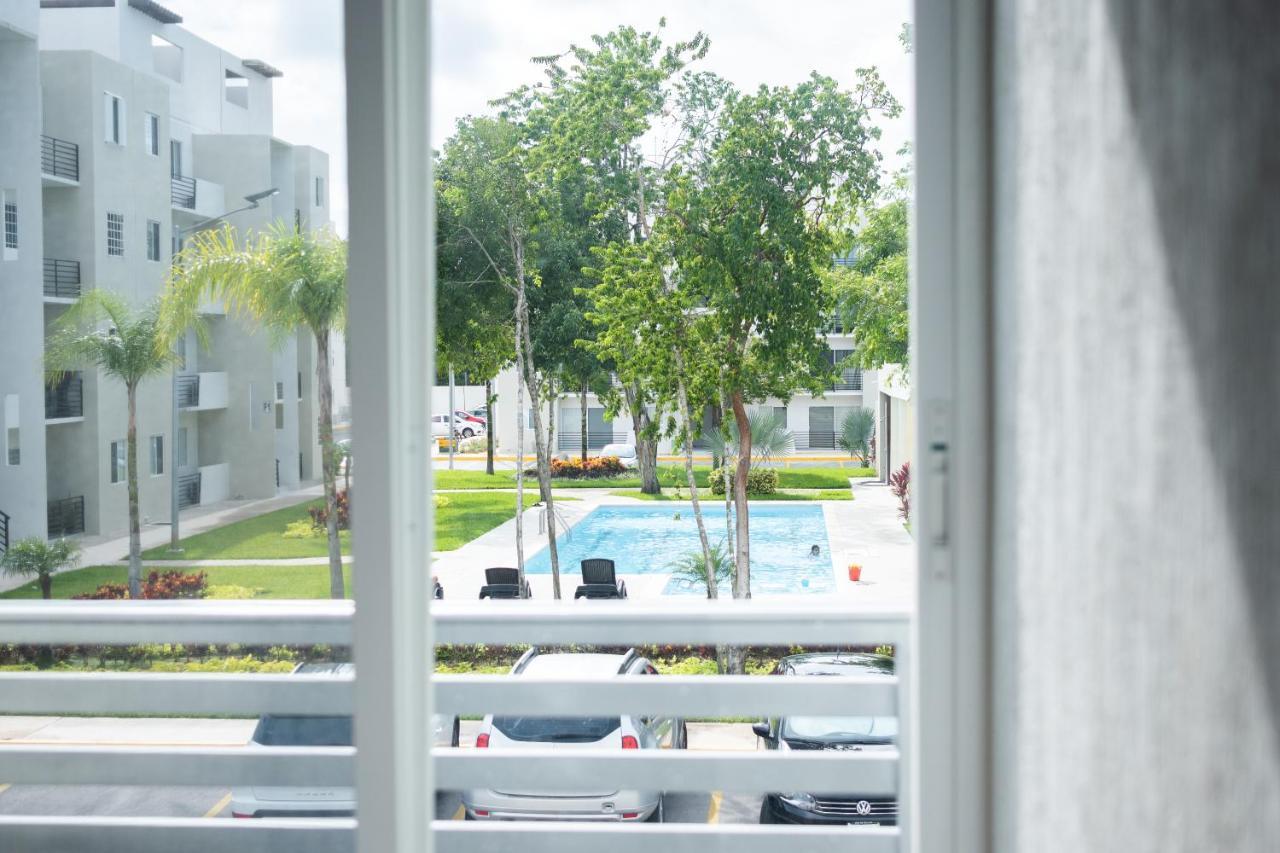 דירות פלאייה דל כרמן Depto 2 Rec. Con Vista A La Piscina En C. Privada מראה חיצוני תמונה